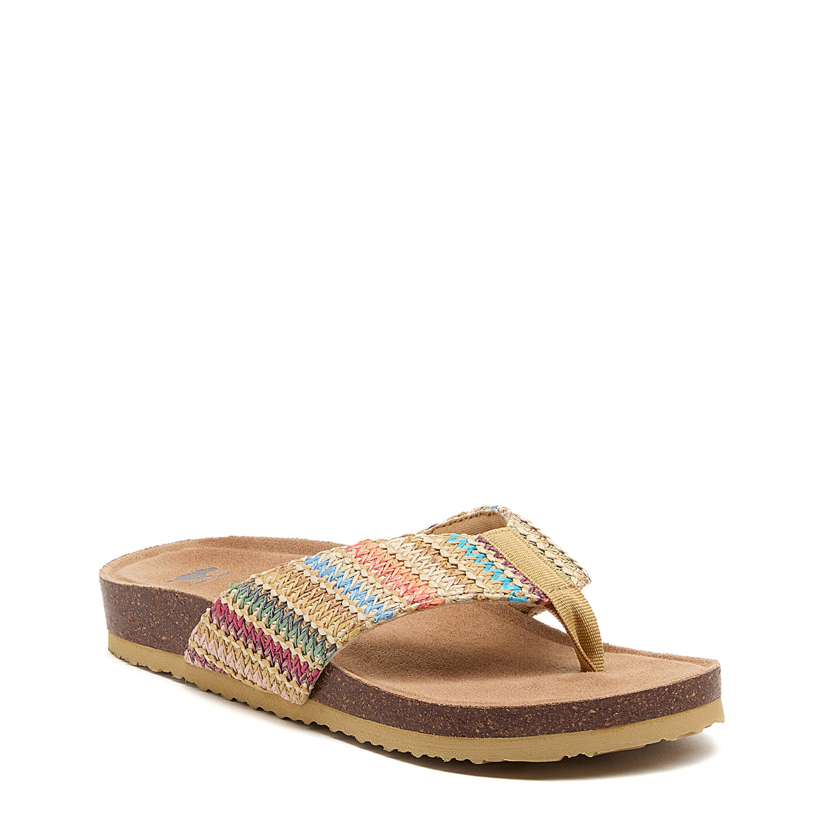 Rocket Dog Aloha Natural Multi Flip Flops