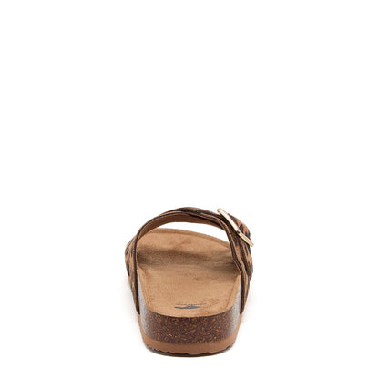 Rocket Dog Annie Tan Leopard Print Sandals
