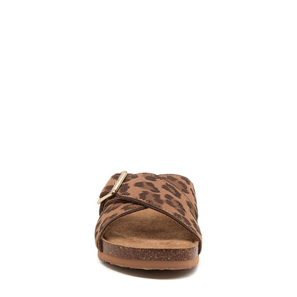 Rocket Dog Annie Tan Leopard Print Sandals