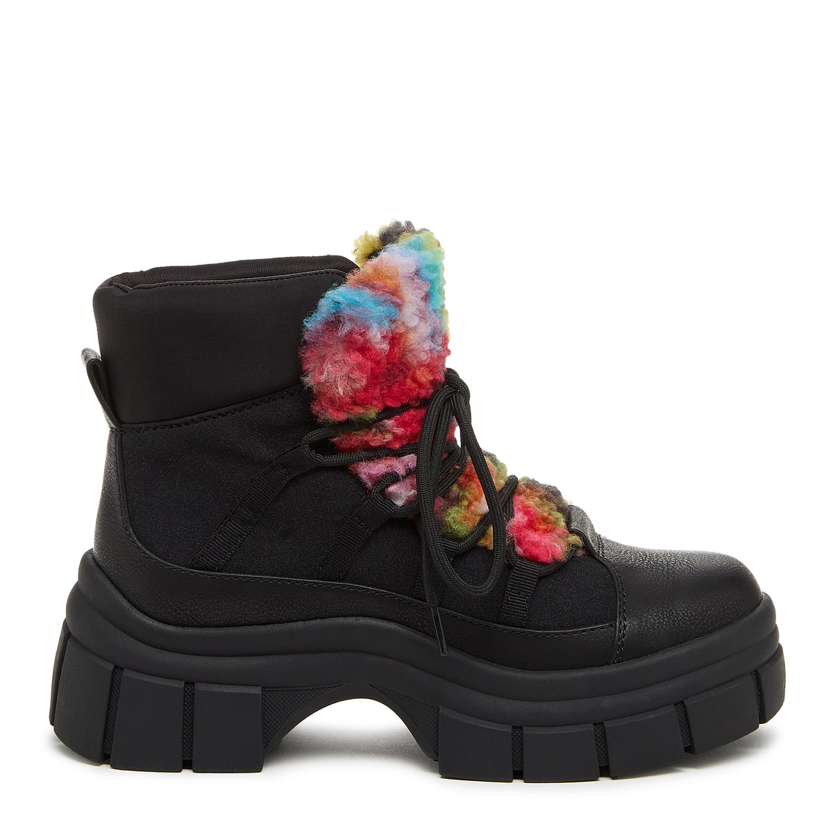 Rocket Dog Tiger Black Rainbow Platform Bootie