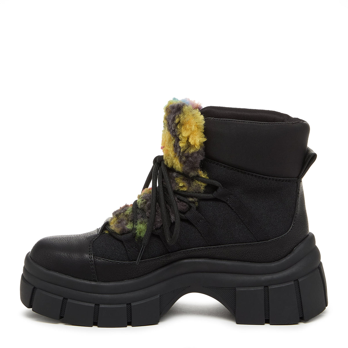 Rocket Dog Tiger Black Rainbow Platform Bootie