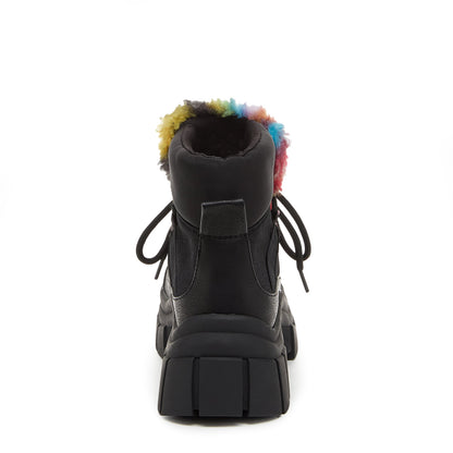 Rocket Dog Tiger Black Rainbow Platform Bootie