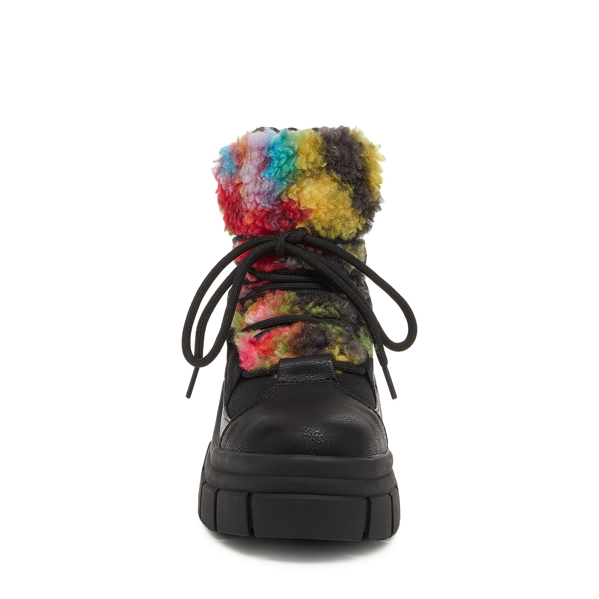 Rocket Dog Tiger Black Rainbow Platform Bootie