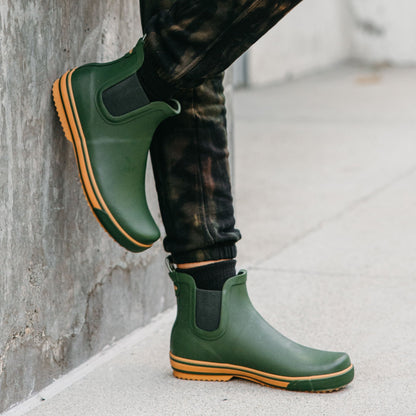 Rocket Dog Rainbow Green Rain Bootie