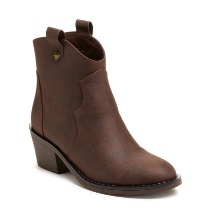 Rocket Dog Yolanda Brown Western Bootie
