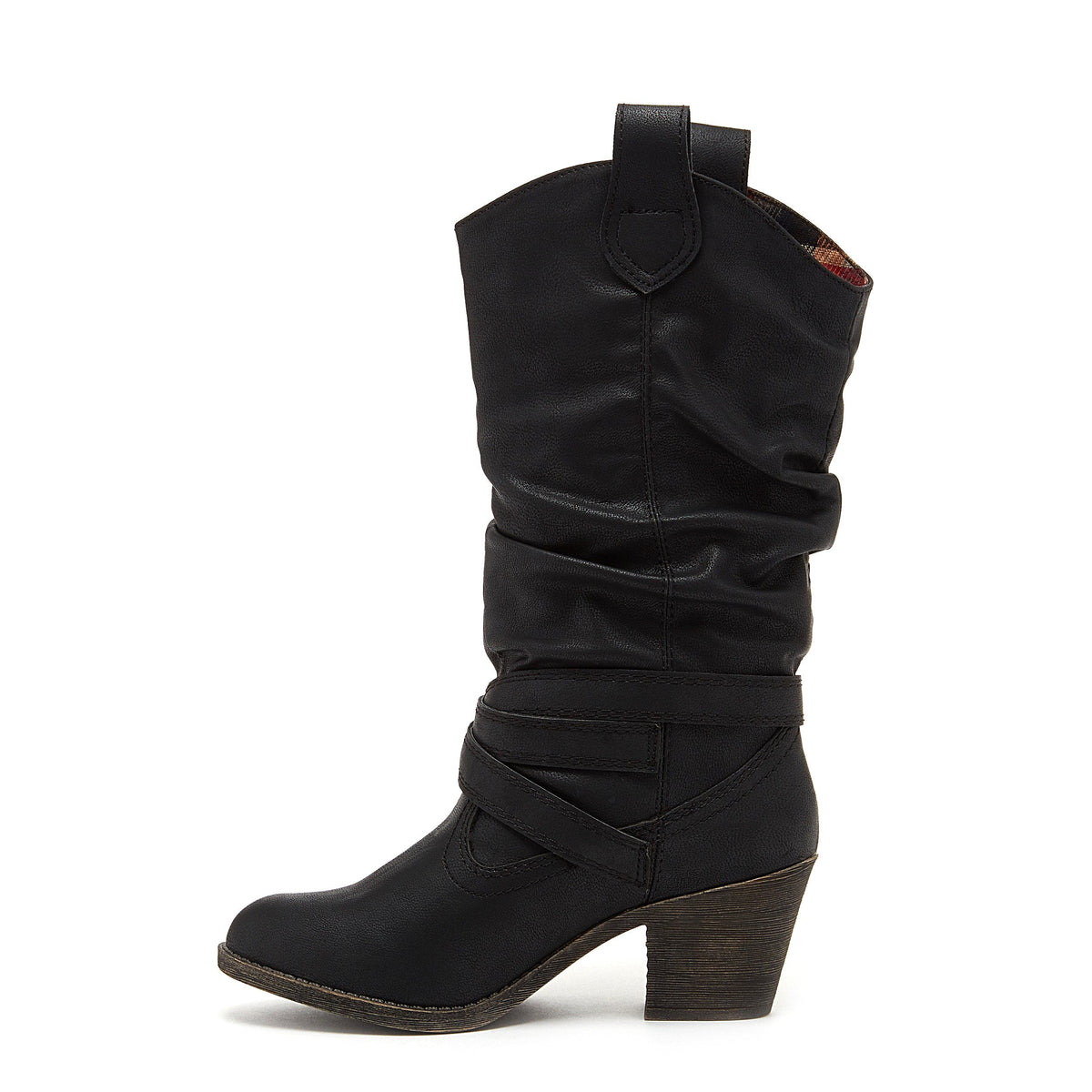 Rocket Dog Sidestep Black Western Boot