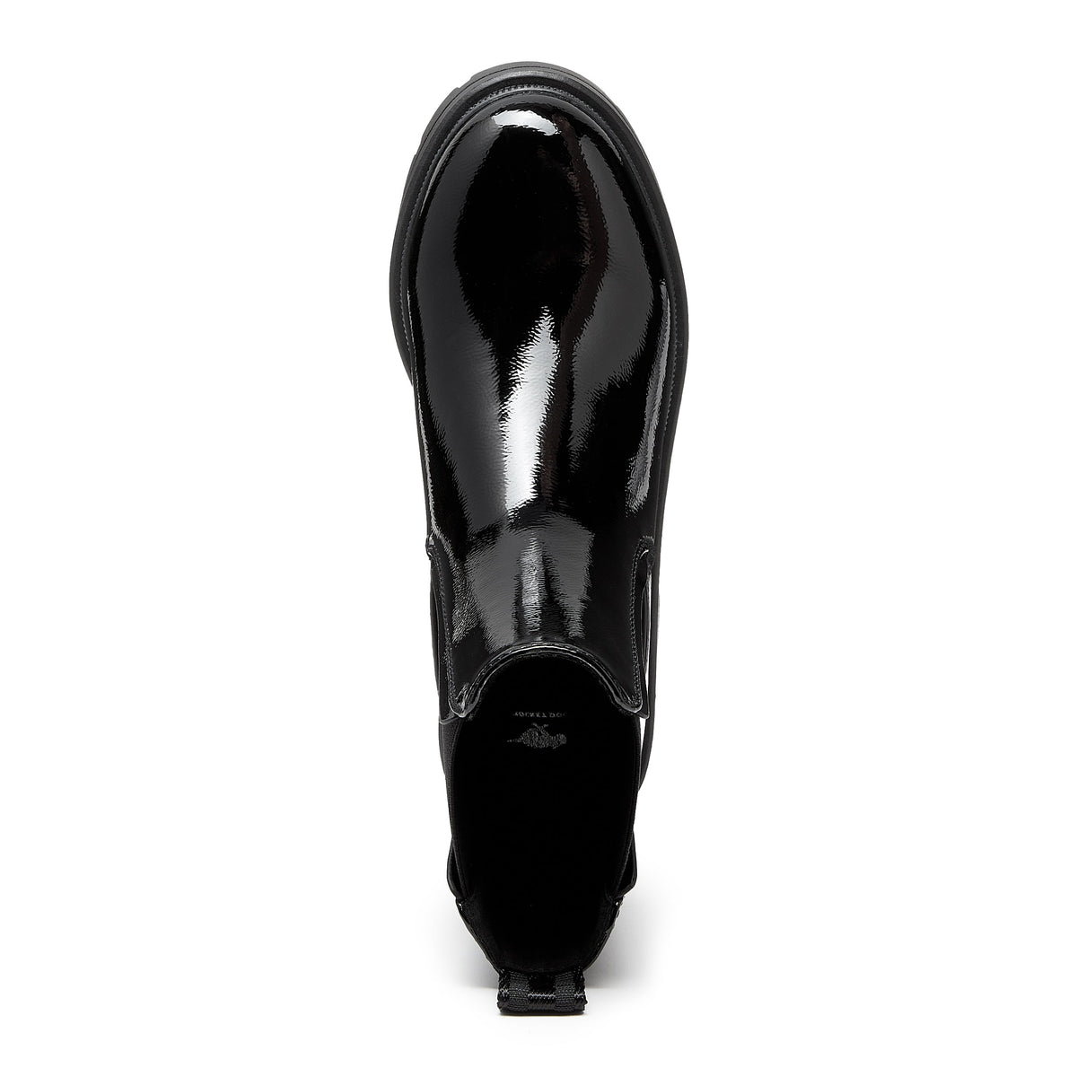 Rocket Dog Iggie Black Patent Chelsea Boot