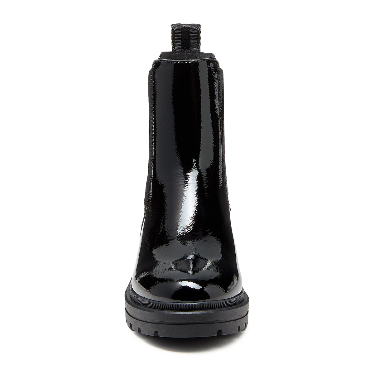 Rocket Dog Iggie Black Patent Chelsea Boot