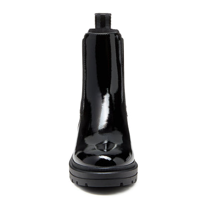 Rocket Dog Iggie Black Patent Chelsea Boot