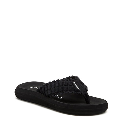 Rocket Dog Spotlight Black Atom Flip Flops