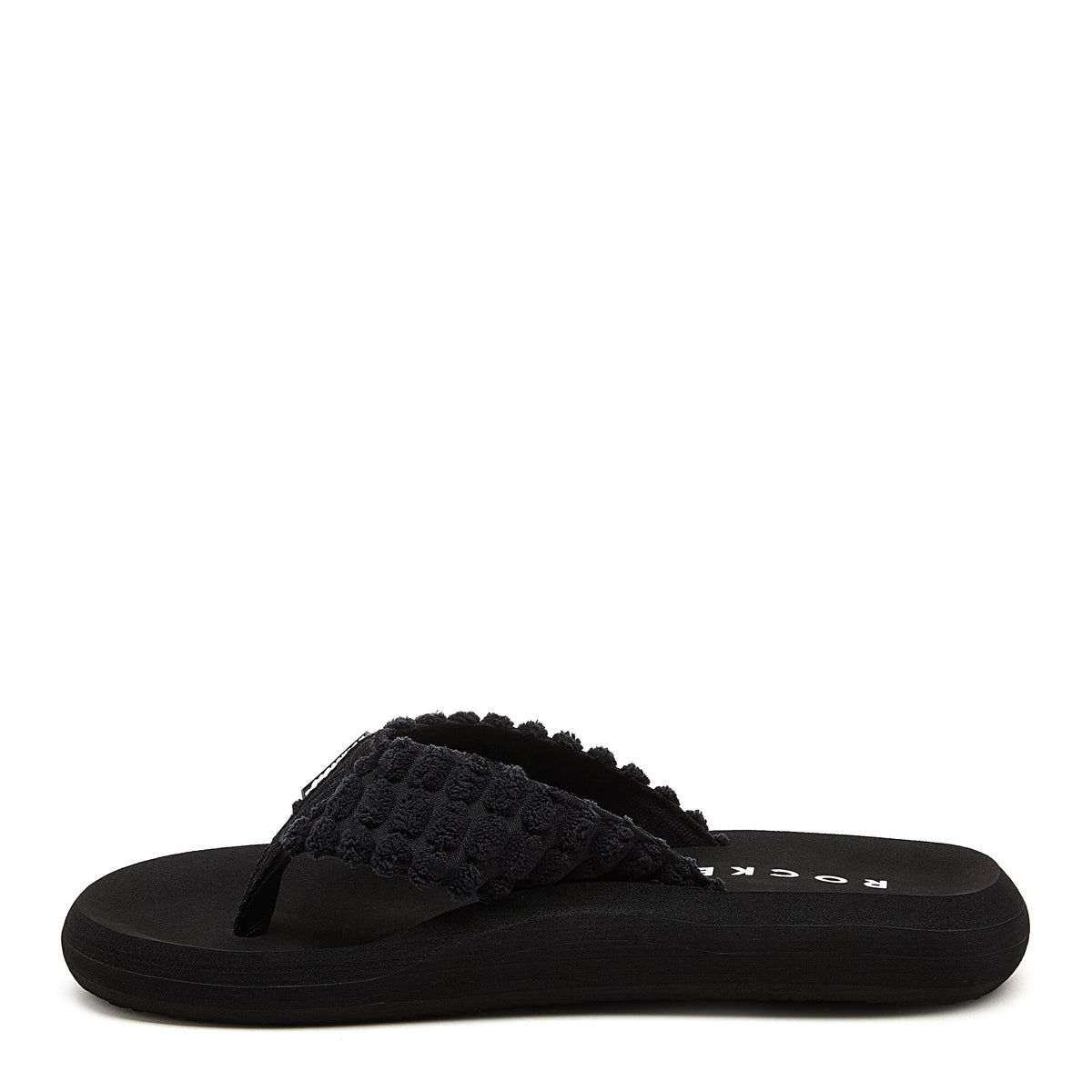 Rocket Dog Spotlight Black Atom Flip Flops