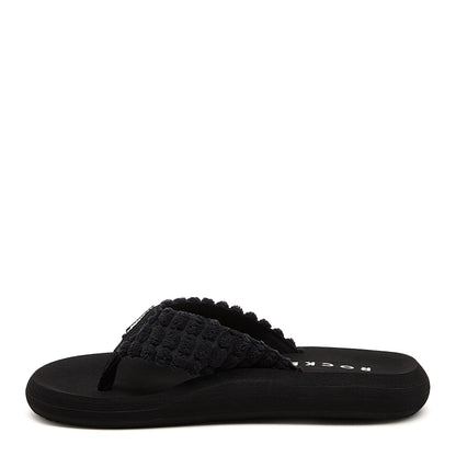 Rocket Dog Spotlight Black Atom Flip Flops
