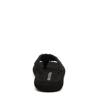 Rocket Dog Spotlight Black Atom Flip Flops