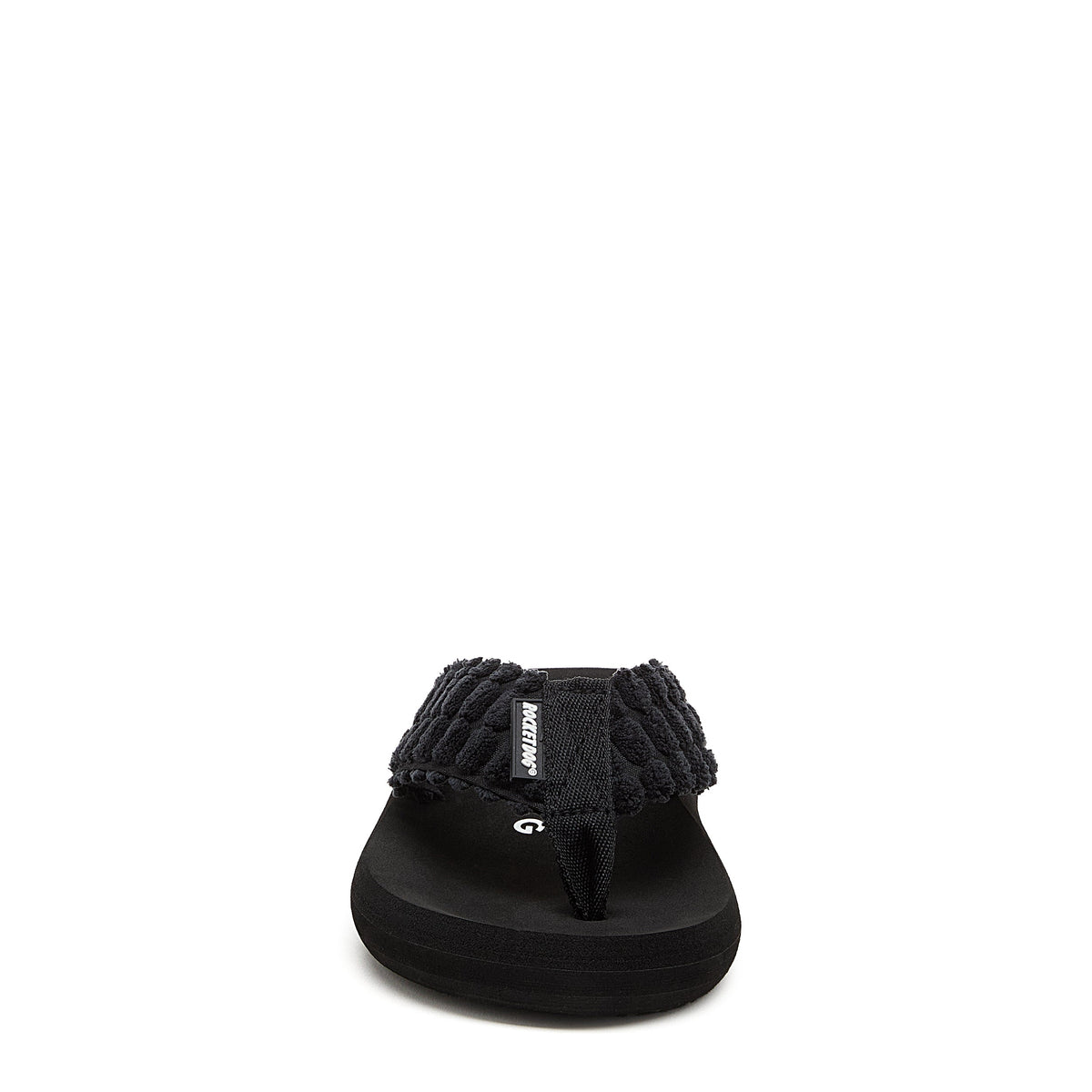 Rocket Dog Spotlight Black Atom Flip Flops