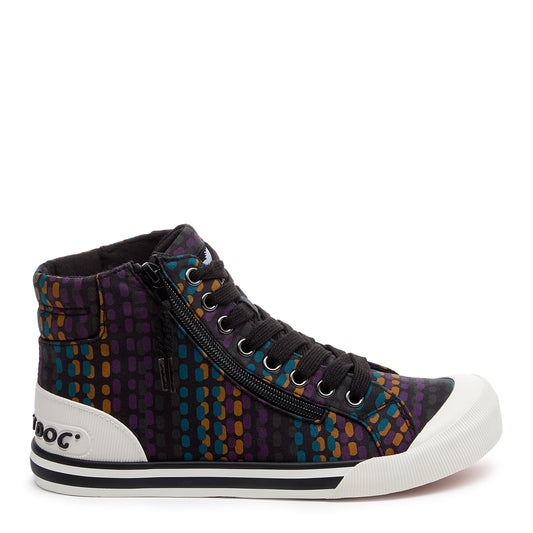 Rocket Dog Jazzin Pixel Pop High Top Sneaker