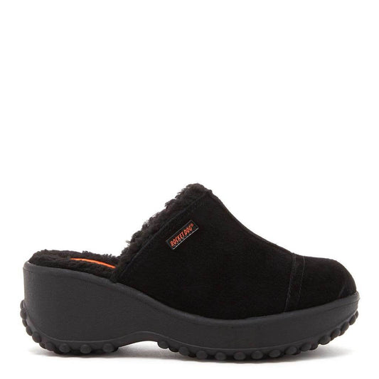 Rocket Dog Fran Nubuck Black Clog