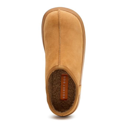 Rocket Dog Sugar Glide Camel Suede Slipper