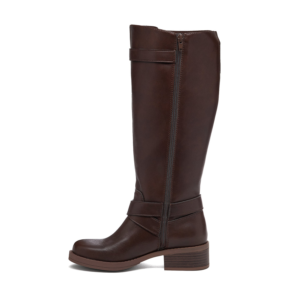 Rocket Dog Rocket Dog Women’s Fillie Dark Brown Tall Buckle Boots